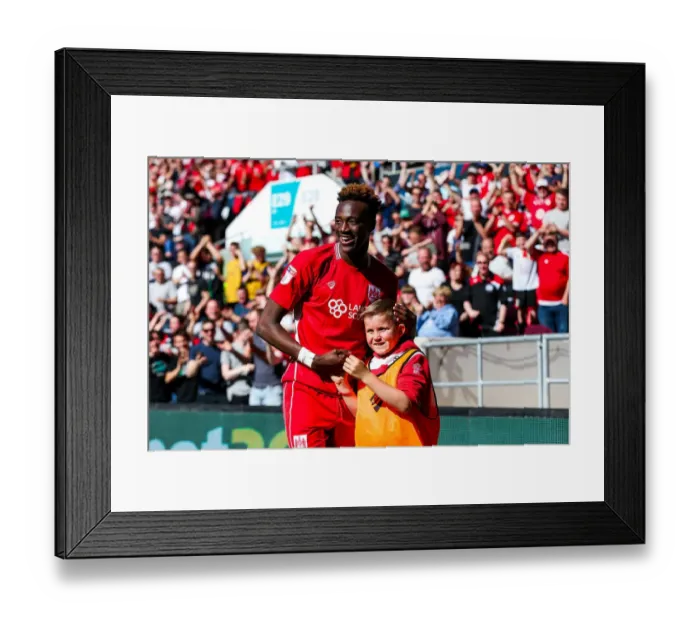 Framed Print : Dramatic Equalizer: Last-Minute Goal by Abraham for Bristol City Framed Print : Dramatic Equalizer: Last-Minute Goal by Abraham for Bristol City
