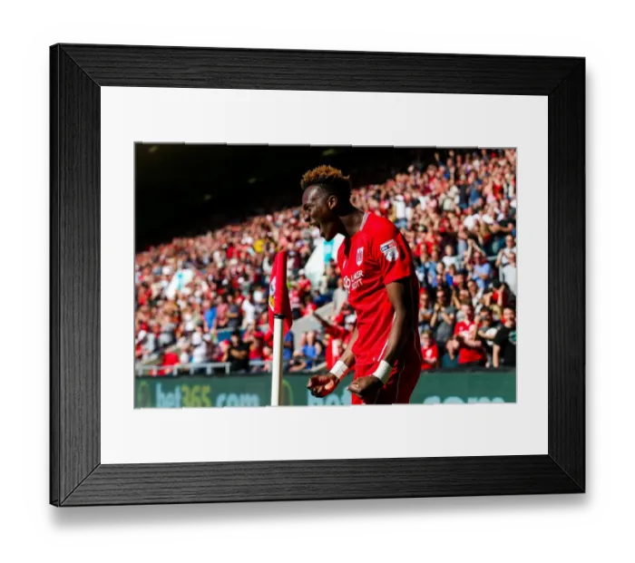 Framed Print : Dramatic Equalizer: Abraham Scores Late to Save the Day for Bristol City against Barnsley Framed Print : Dramatic Equalizer: Abraham Scores Late to Save the Day for Bristol City against Barnsley
