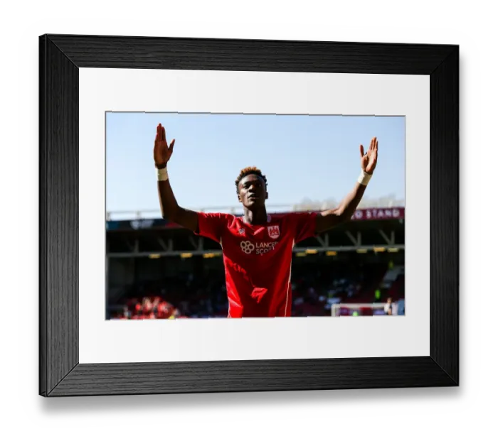 Framed Print : Tammy Abraham's Dramatic Equalizer: Bristol City vs Barnsley, Sky Bet Championship Framed Print : Tammy Abraham's Dramatic Equalizer: Bristol City vs Barnsley, Sky Bet Championship