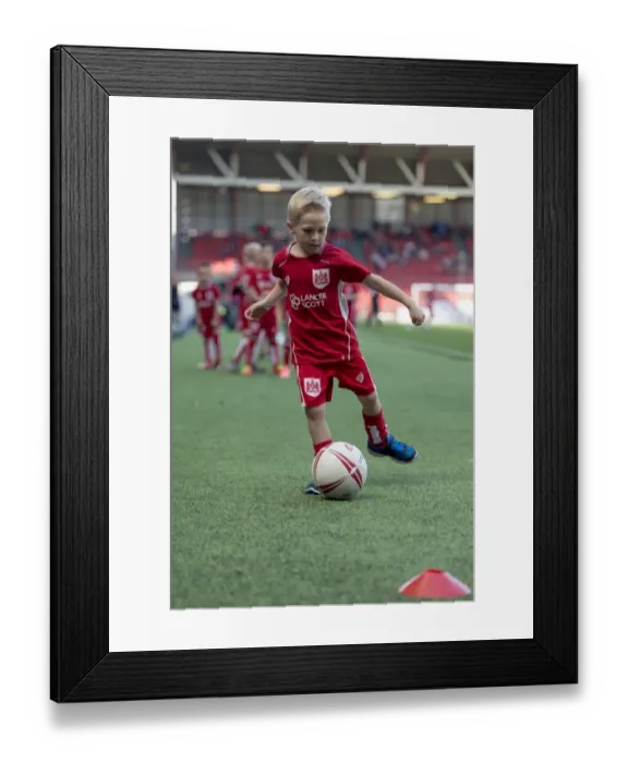 Framed Print : Bristol City vs Barnsley Clash in Sky Bet Championship at Ashton Gate - 22nd April 2017