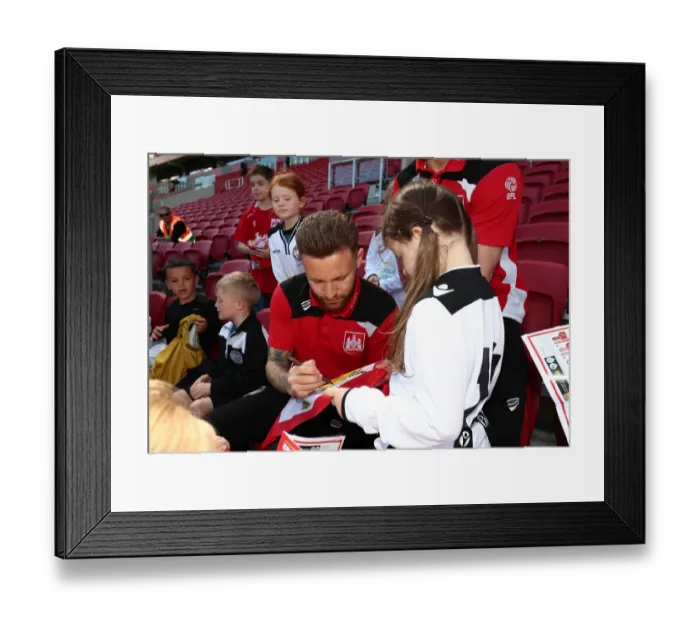 Framed Print : Meeting the Players: Bristol City vs Barnsley, Ashton Gate, 2017 Framed Print : Meeting the Players: Bristol City vs Barnsley, Ashton Gate, 2017