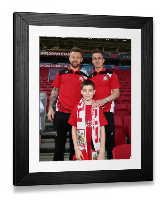 Framed Print : Bristol City vs Barnsley: A Peek into the Lives of the Players at Ashton Gate, 2017