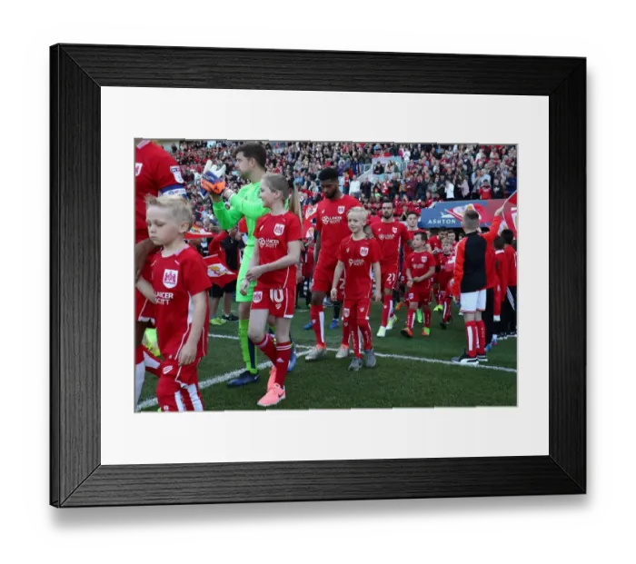 Framed Print : Championship Showdown: Mascots Kick-Off Bristol City vs Barnsley