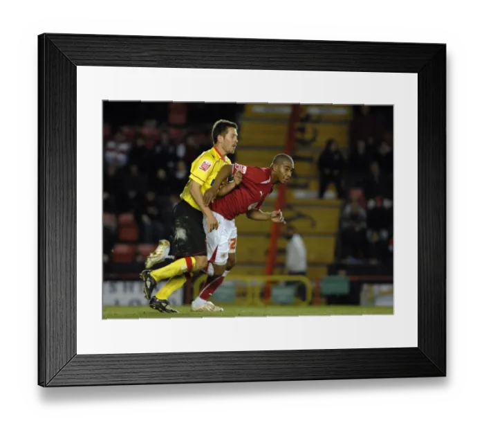 Framed Print : Bristol City V Watford