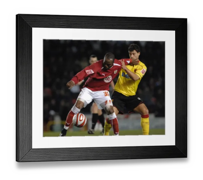 Framed Print : Bristol City vs. Watford: A Football Rivalry from the 08-09 Season Framed Print : Bristol City vs. Watford: A Football Rivalry from the 08-09 Season