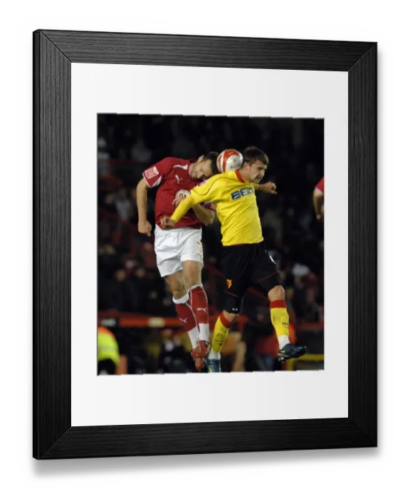 Framed Print : Bristol City vs. Watford: A Football Rivalry from the 08-09 Season Framed Print : Bristol City vs. Watford: A Football Rivalry from the 08-09 Season