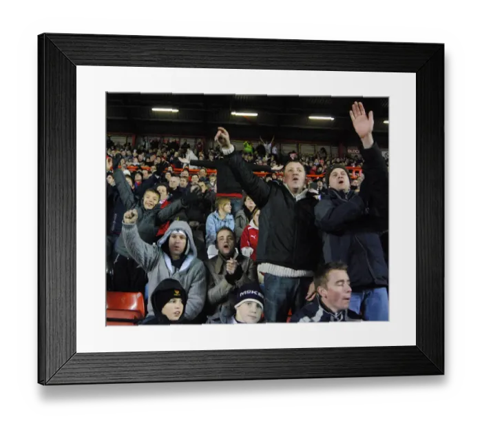 Framed Print : Bristol City vs. Watford: A Football Rivalry from the 08-09 Season