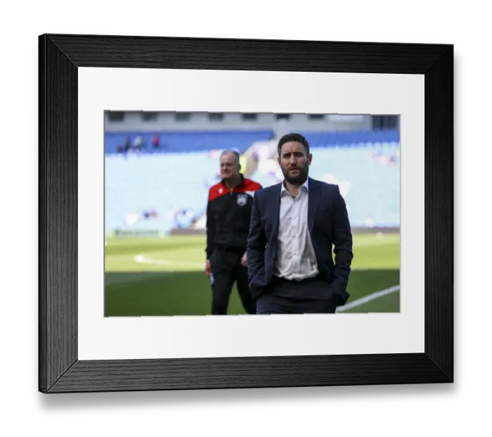 Framed Print : Lee Johnson Examines Pitch Before Brighton vs. Bristol City Championship Clash Framed Print : Lee Johnson Examines Pitch Before Brighton vs. Bristol City Championship Clash