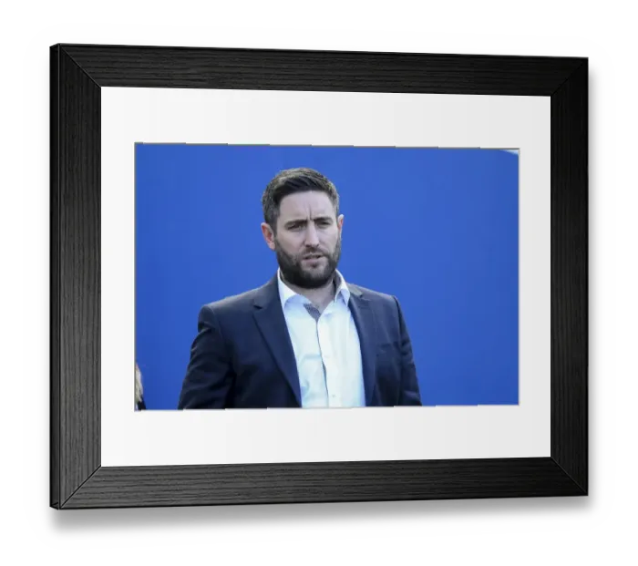 Framed Print : Bristol City's Lee Johnson Inspects Amex Stadium Pitch Before Brighton Clash Framed Print : Bristol City's Lee Johnson Inspects Amex Stadium Pitch Before Brighton Clash