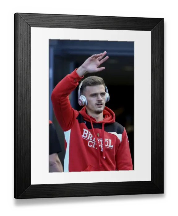 Framed Print : Joe Bryan Examines Amex Stadium Pitch Before Brighton vs. Bristol City Clash (Sky Bet Championship) Framed Print : Joe Bryan Examines Amex Stadium Pitch Before Brighton vs. Bristol City Clash (Sky Bet Championship)