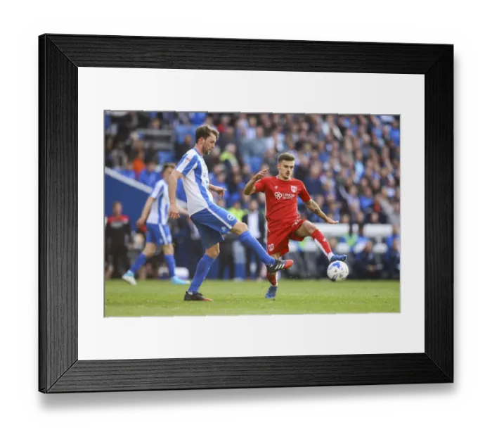Framed Print : Jamie Paterson Pursues Dale Stephens: Intense Moment from Brighton vs. Bristol City Championship Clash, April 2017 Framed Print : Jamie Paterson Pursues Dale Stephens: Intense Moment from Brighton vs. Bristol City Championship Clash, April 2017