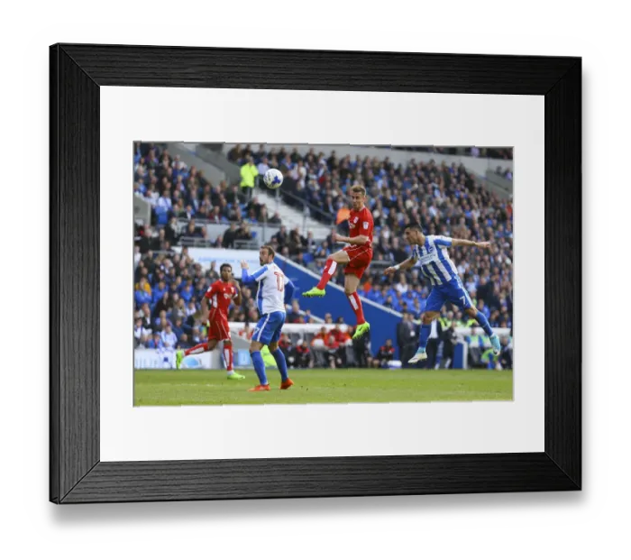 Framed Print : Bristol City's Joe Bryan Heads Towards Goal in Sky Bet Championship Clash vs Brighton & Hove Albion Framed Print : Bristol City's Joe Bryan Heads Towards Goal in Sky Bet Championship Clash vs Brighton & Hove Albion