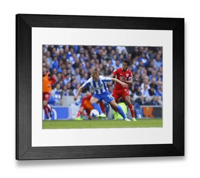Framed Print : Korey Smith vs Steve Sidwell: Intense Battle at Amex Stadium - Brighton & Hove Albion vs Bristol City, Sky Bet Championship Framed Print : Korey Smith vs Steve Sidwell: Intense Battle at Amex Stadium - Brighton & Hove Albion vs Bristol City, Sky Bet Championship