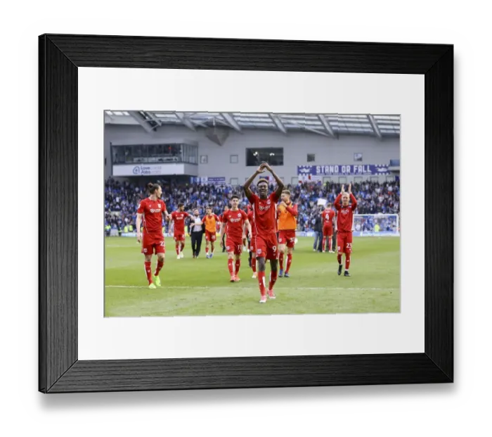 Framed Print : Bristol City Secures Championship Survival: Euphoric Celebrations After 1-0 Win Over Brighton & Hove Albion Framed Print : Bristol City Secures Championship Survival: Euphoric Celebrations After 1-0 Win Over Brighton & Hove Albion