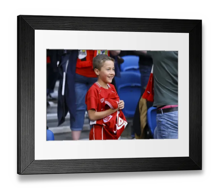 Framed Print : Bristol City Fan Receives Aden Flint's Jersey at Brighton & Hove Albion Match, Sky Bet Championship (29 April 2017) Framed Print : Bristol City Fan Receives Aden Flint's Jersey at Brighton & Hove Albion Match, Sky Bet Championship (29 April 2017)