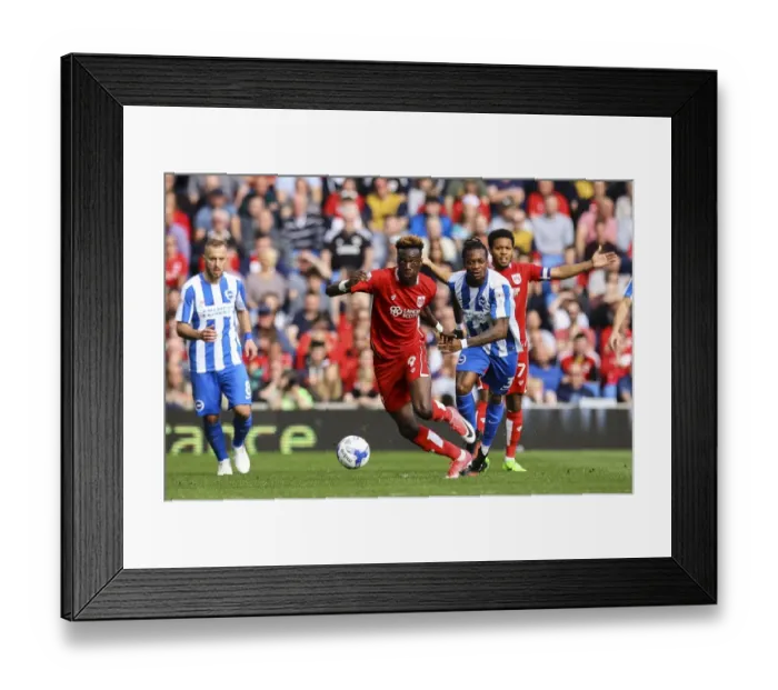 Framed Print : Tammy Abraham in Action: Brighton and Hove Albion vs. Bristol City, Sky Bet Championship (2017) Framed Print : Tammy Abraham in Action: Brighton and Hove Albion vs. Bristol City, Sky Bet Championship (2017)