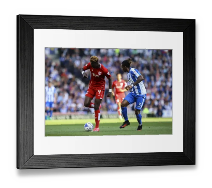 Framed Print : Tammy Abraham's Backheel: A Pivotal Moment in Brighton and Hove Albion vs. Bristol City Championship Clash (April 2017) Framed Print : Tammy Abraham's Backheel: A Pivotal Moment in Brighton and Hove Albion vs. Bristol City Championship Clash (April 2017)