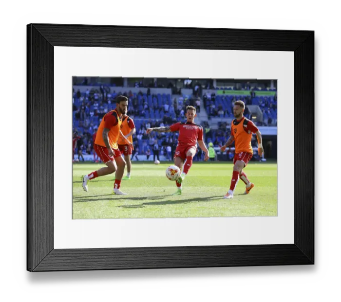 Framed Print : Championship Showdown: Warm-Up at Amex Stadium - Brighton & Hove Albion vs. Bristol City Framed Print : Championship Showdown: Warm-Up at Amex Stadium - Brighton & Hove Albion vs. Bristol City