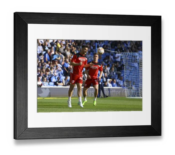 Framed Print : Bristol City Players Warm Up Ahead of Sky Bet Championship Clash at Amex Stadium (Brighton & Hove Albion vs. Bristol City) Framed Print : Bristol City Players Warm Up Ahead of Sky Bet Championship Clash at Amex Stadium (Brighton & Hove Albion vs. Bristol City)