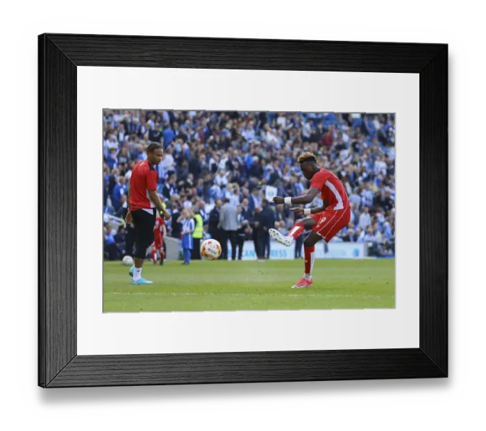 Framed Print : Tammy Abraham's Pre-Match Routine: Brighton & Hove Albion vs. Bristol City, Sky Bet Championship (April 2017) Framed Print : Tammy Abraham's Pre-Match Routine: Brighton & Hove Albion vs. Bristol City, Sky Bet Championship (April 2017)