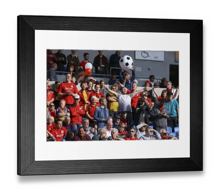 Framed Print : Sea of Supporters: Intense Rivalry at Amex Stadium - Brighton and Hove Albion vs. Bristol City, Sky Bet Championship Framed Print : Sea of Supporters: Intense Rivalry at Amex Stadium - Brighton and Hove Albion vs. Bristol City, Sky Bet Championship