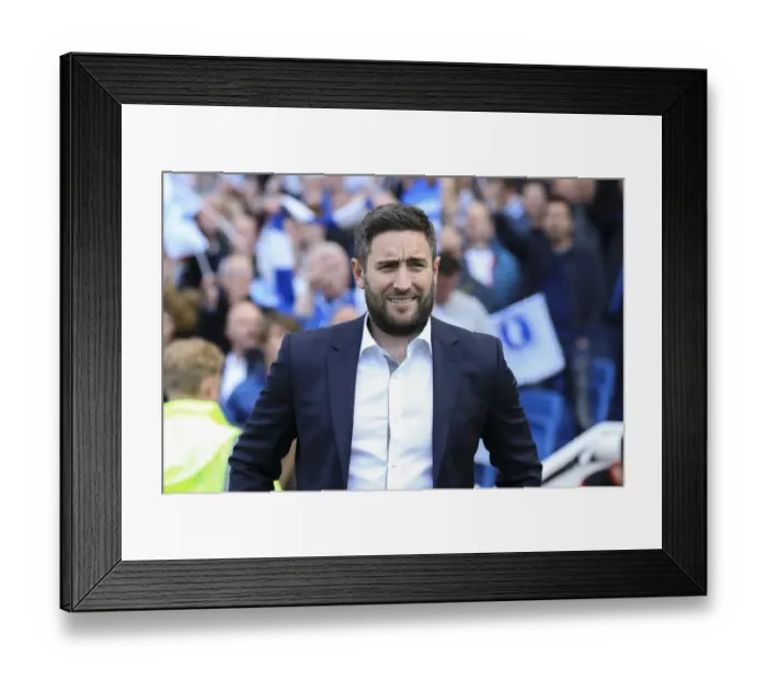 Framed Print : Lee Johnson and Bristol City Face Brighton at Amex Stadium (Sky Bet Championship) Framed Print : Lee Johnson and Bristol City Face Brighton at Amex Stadium (Sky Bet Championship)