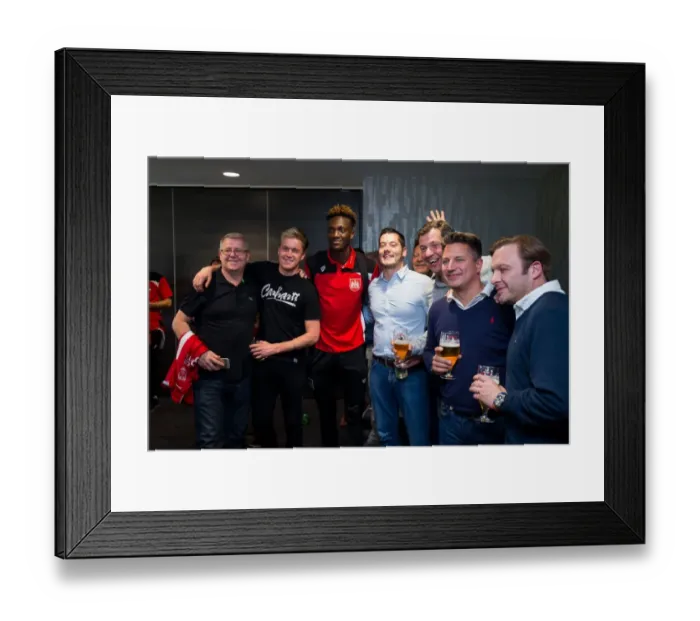 Framed Print : Bristol City's Tammy Abraham Celebrates at the End of the Season (Bristol City v Birmingham City, Sky Bet Championship) Framed Print : Bristol City's Tammy Abraham Celebrates at the End of the Season (Bristol City v Birmingham City, Sky Bet Championship)