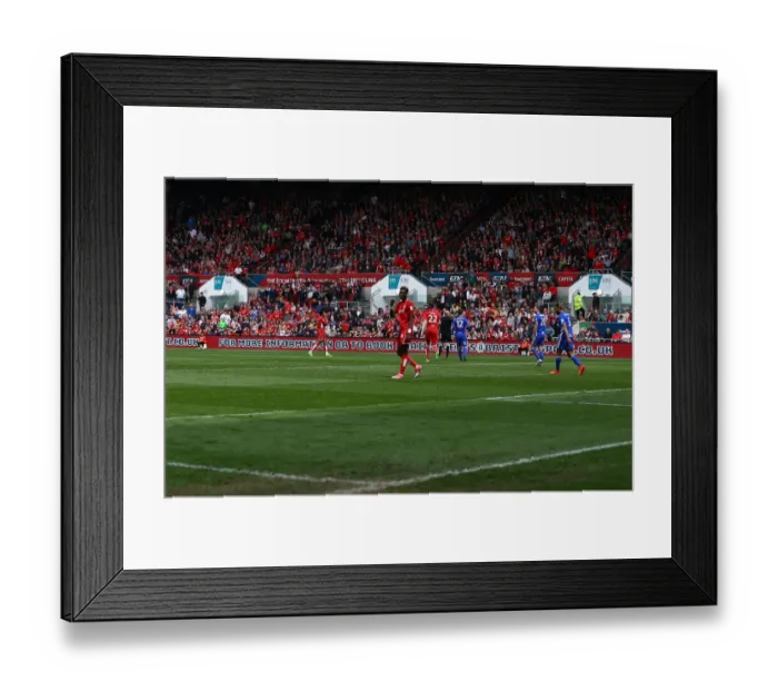 Framed Print : Football Rivalry Erupts: Bristol City vs Birmingham City Clash at Ashton Gate, Sky Bet Championship (May 2017)
