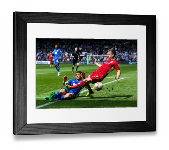 Framed Print : Intense Rivalry: A Hard-Fought Tackle between Joe Bryan and Che Adams in the Bristol City vs Birmingham City Championship Clash Framed Print : Intense Rivalry: A Hard-Fought Tackle between Joe Bryan and Che Adams in the Bristol City vs Birmingham City Championship Clash