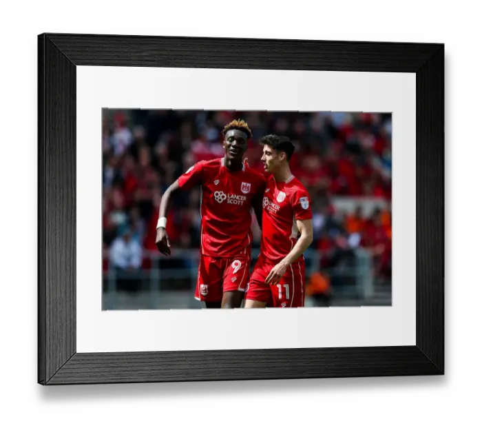 Framed Print : Abraham and O'Dowda in Action: Bristol City vs Birmingham City, Ashton Gate Stadium, 2017 (Sky Bet Championship) Framed Print : Abraham and O'Dowda in Action: Bristol City vs Birmingham City, Ashton Gate Stadium, 2017 (Sky Bet Championship)
