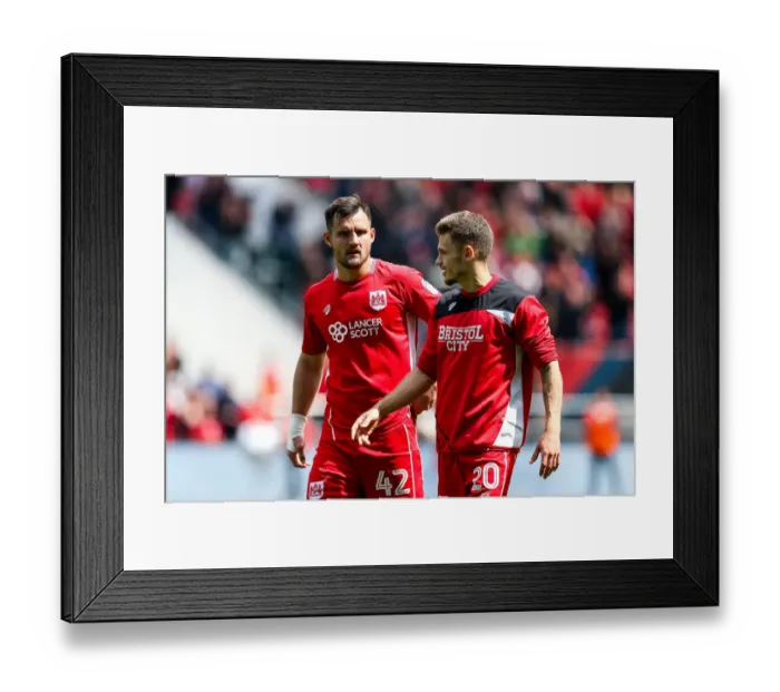 Framed Print : Bristol City FC: Wright and Paterson Reflect after Birmingham Clash at Ashton Gate Framed Print : Bristol City FC: Wright and Paterson Reflect after Birmingham Clash at Ashton Gate