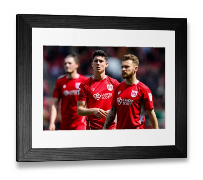 Framed Print : Bristol City's Callum O'Dowda Ponders Championship Fate at Ashton Gate (Bristol City v Birmingham City)