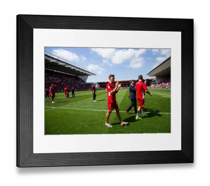 Framed Print : Jamie Paterson Appreciates Fans: Bristol City's Championship Victory (Bristol City v Birmingham City)