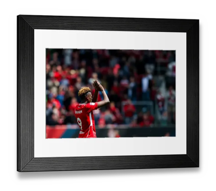 Framed Print : Tammy Abraham's Emotional Farewell: A Star-Studded Sky Bet Championship Season with Bristol City