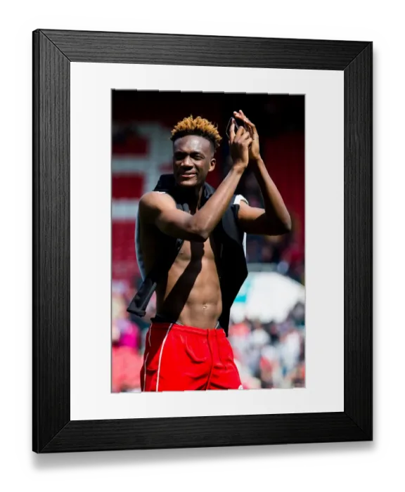 Framed Print : Tammy Abraham's Emotional Farewell: A Star-Studded Season with Bristol City (Bristol City v Birmingham City) Framed Print : Tammy Abraham's Emotional Farewell: A Star-Studded Season with Bristol City (Bristol City v Birmingham City)