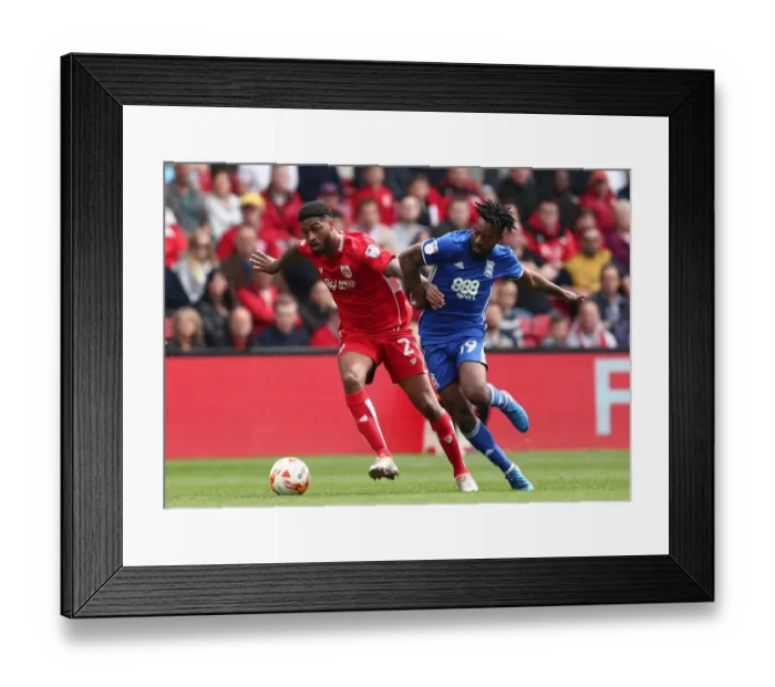 Framed Print : Battling for Supremacy: Mark Little vs. Jacques Maghoma in the Sky Bet Championship Clash between Bristol City and Birmingham City Framed Print : Battling for Supremacy: Mark Little vs. Jacques Maghoma in the Sky Bet Championship Clash between Bristol City and Birmingham City