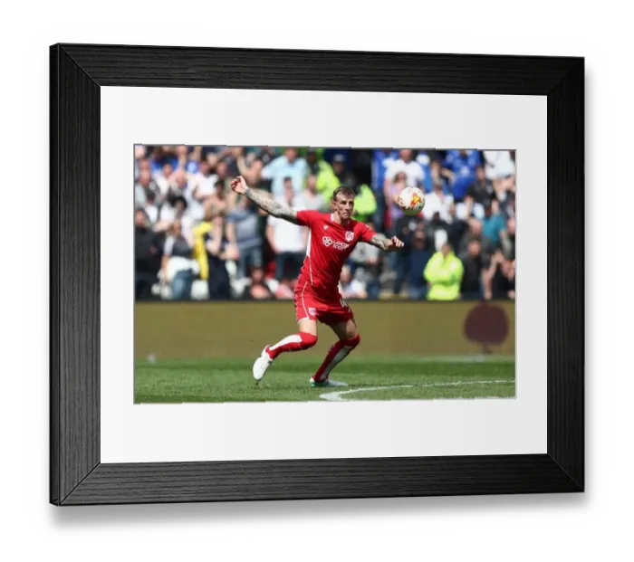 Framed Print : Aden Flint in Action: Bristol City vs Birmingham City, Sky Bet Championship (07.05.2017) Framed Print : Aden Flint in Action: Bristol City vs Birmingham City, Sky Bet Championship (07.05.2017)