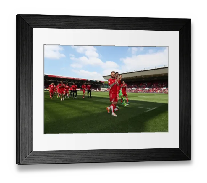 Framed Print : Bristol City Champions: Matt Taylor and Team Celebrate Promotion at Ashton Gate (07 / 05 / 2017) Framed Print : Bristol City Champions: Matt Taylor and Team Celebrate Promotion at Ashton Gate (07 / 05 / 2017)