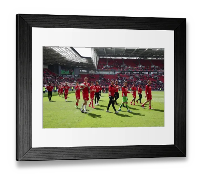Framed Print : Bristol City Players Celebrate Championship Victory: A Lap of Appreciation at Ashton Gate (7 May 2017) Framed Print : Bristol City Players Celebrate Championship Victory: A Lap of Appreciation at Ashton Gate (7 May 2017)