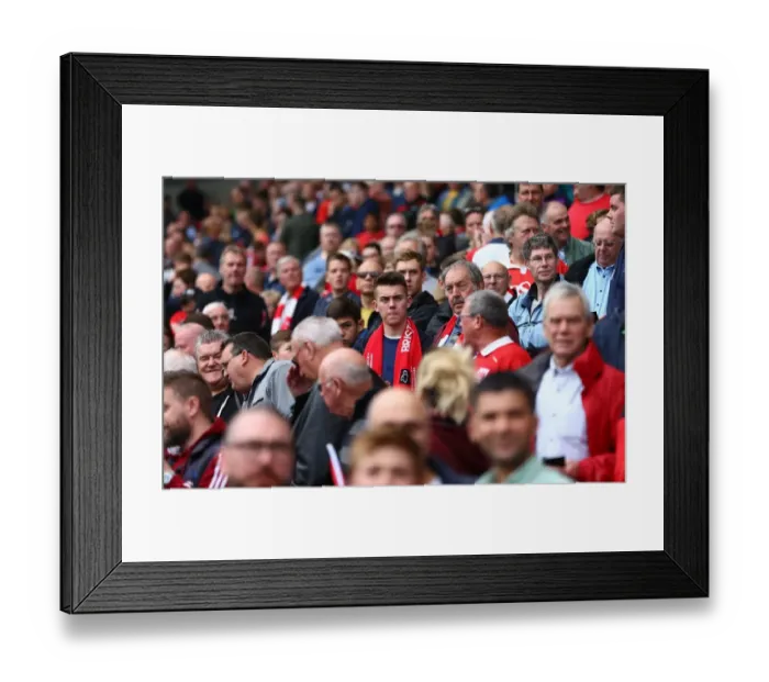 Framed Print : The Intense Rivalry: Bristol City vs Birmingham City at Ashton Gate (May 2017)