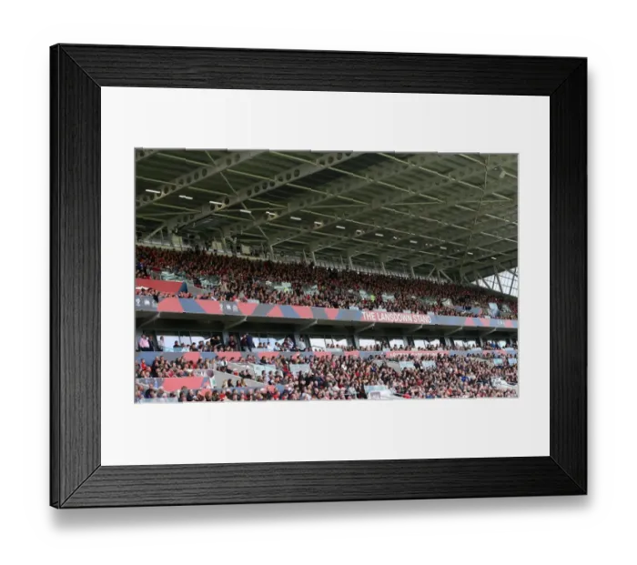 Framed Print : Intense Rivalry: Packed Stands at Ashton Gate - Bristol City vs Birmingham City, Sky Bet Championship