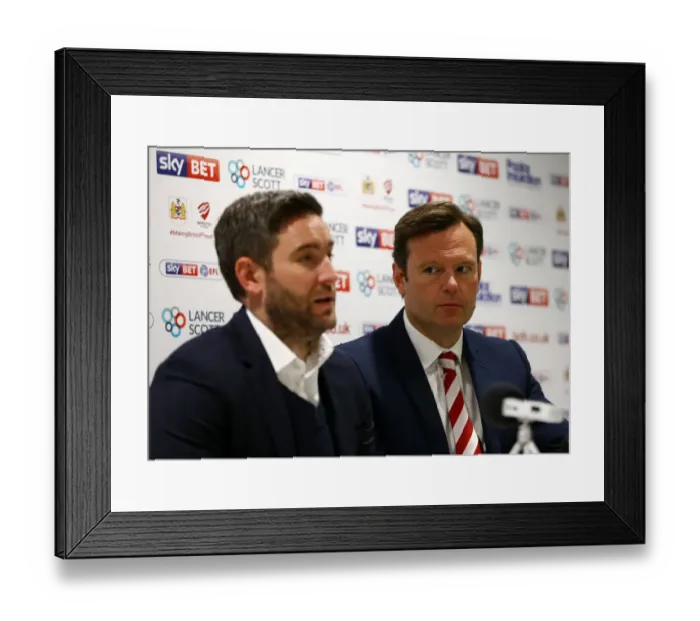 Framed Print : Johnson and Ashton: Post-Match Reflections after Bristol City vs. Birmingham City (May 7, 2017) Framed Print : Johnson and Ashton: Post-Match Reflections after Bristol City vs. Birmingham City (May 7, 2017)