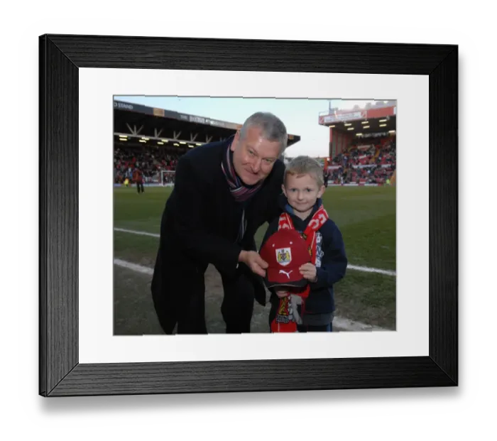 Framed Print : Bristol City vs Swansea City: A Football Rivalry - Season 08-09