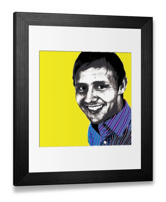 Framed Print : Bristol City Football Club: Portraits 08-09 - Lee Trundle Framed Print : Bristol City Football Club: Portraits 08-09 - Lee Trundle
