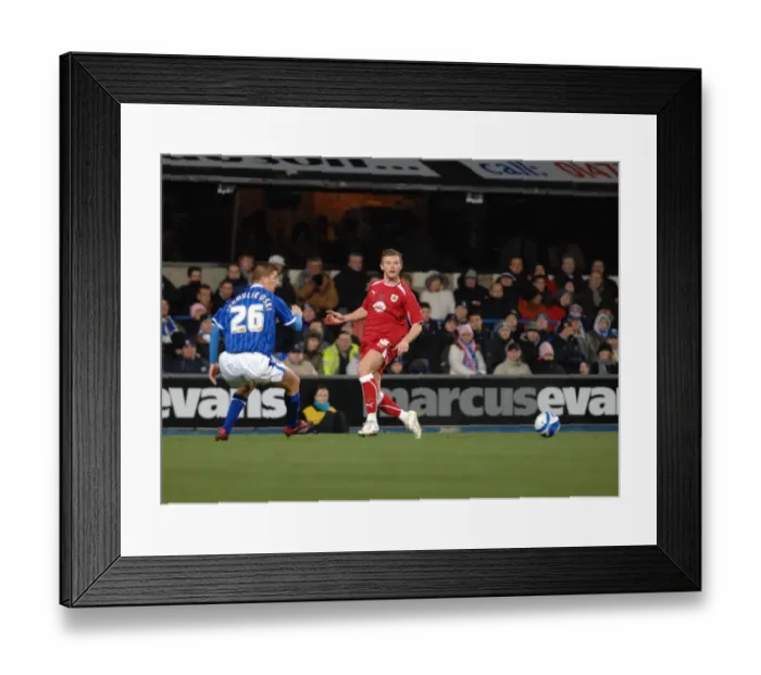 Framed Print : Clash of Titans: Ipswich Town vs. Bristol City (Season 08-09)