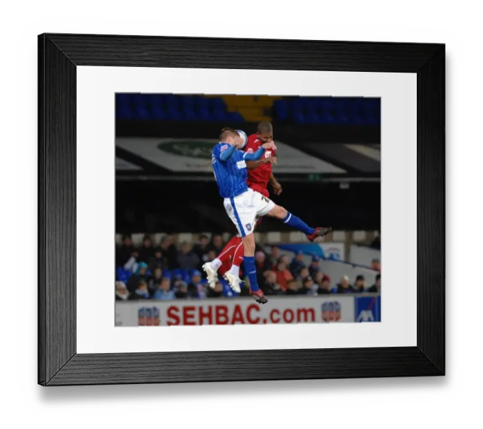 Framed Print : A Football Rivalry: Bristol City vs Ipswich Town - Season 08-09