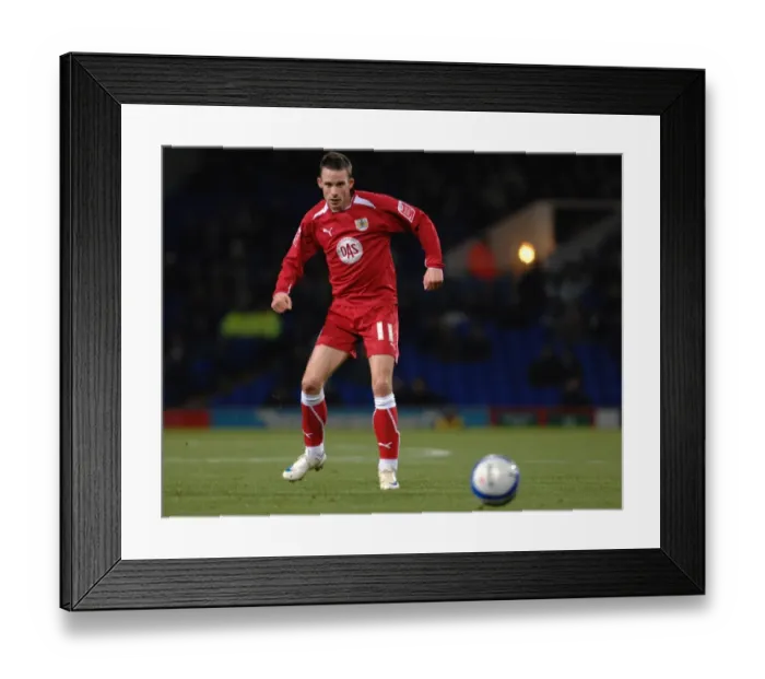 Framed Print : 08-09 Football Showdown: A Season to Remember - The Great Rivalry: Bristol City vs Ipswich Town