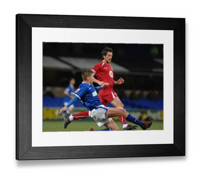 Framed Print : Clash of Titans: Ipswich Town vs. Bristol City (Season 08-09)