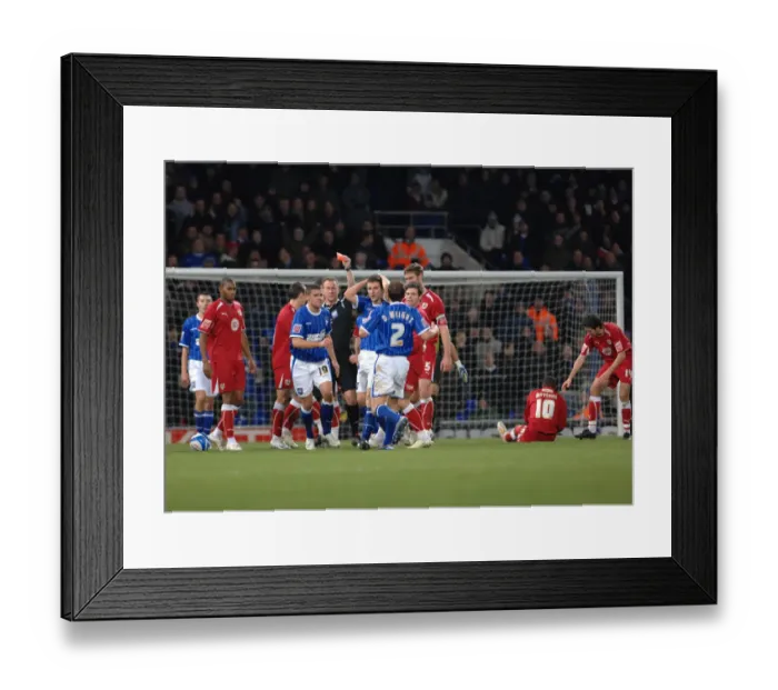 Framed Print : Clash of Titans: Ipswich Town vs. Bristol City (Season 08-09) Framed Print : Clash of Titans: Ipswich Town vs. Bristol City (Season 08-09)