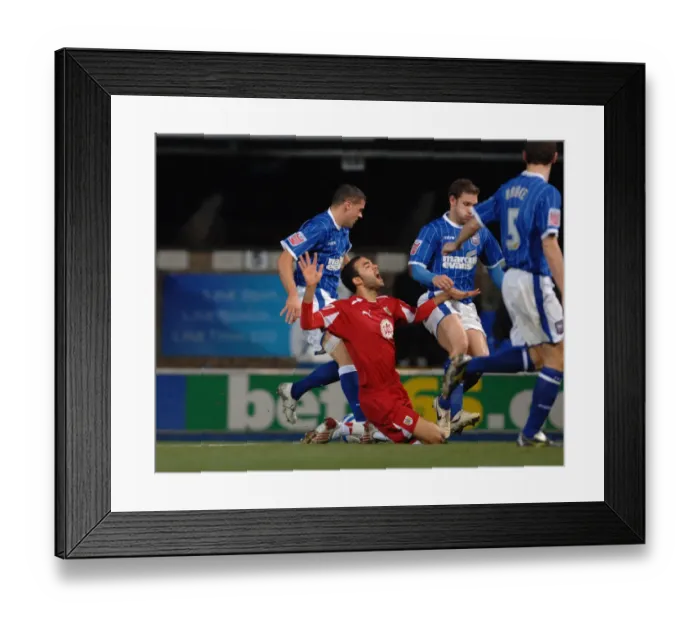 Framed Print : A Football Rivalry: The Clash of the Powerhouses - Bristol City vs Ipswich Town (08-09 Season)